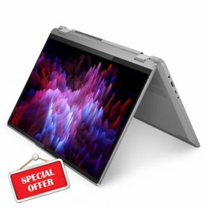 Lenovo IdeaPad Flex 5 | 16 inch Full HD 1200p Touchscreen Laptop | Intel Core i5-1335U | 8GB RAM | 512GB SSD | Windows 11 Home | Arctic Grey Digital Pen included