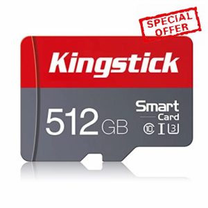 Micro SD Card 512GB Memory Card with SD Card Adapter High Speed Mini SD Card Class 10 for Tablet Micro SD Memory Cards for Smartphone