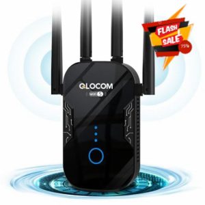 2025 Newest WiFi Extender Booster Blazing-Fast 1200Mbps WiFi Booster Range Extender Dual Band 5GHz & 2.4GHz Wireless Signal Booster/Hotspot with 2800 Sq.Ft Wider Coverage
