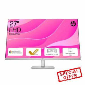 HP Series 5 27" FHD Height Adjust Monitor (527sh) - 100Hz Refresh Rate