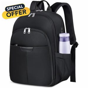 NEWHEY Laptop Backpack Women 15.6 Inch Ladies Rucksack Bag for Women with USB Port