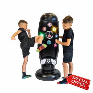 Kids Inflatable Punch Bag - Interactive Kids Punching Bag and Kids Toys; Punching Bag for Kids - a Free Standing Punch Bag for Kids for a Great Gifts for Kids