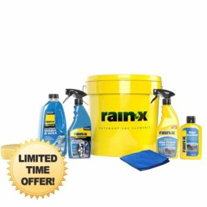 Rain-X Car Exterior Cleaning & Detailing Bucket Kit With Shampoo