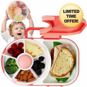 Snack Spinner for Toddlers with Lid