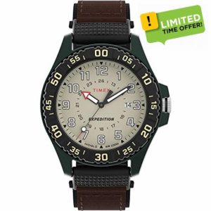 Timex Men's Quartz Expedition Camper Watch with Dial Analogue Display and Nylon Strap