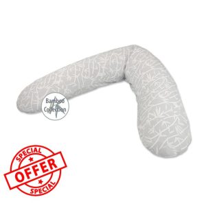 Theraline Original Bamboo Collection 513019802 Nursing Pillow with Spelt Filling Bamboo Fores