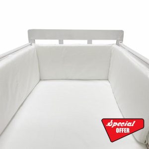 Cot Bumper Breathable Crib Bumper Breathable Mesh Cot Liner Crib Rail Cover Baby Crib Bumper Baby Boys Girls Nursery Breathable Crib Bedding Baby Bed Bumpe