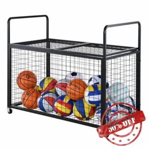 VEVOR Rolling Sports Ball Storage Cart