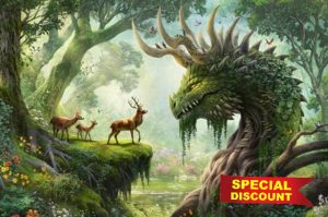 Ravensburger 12000808 - The Forest Dragon Awakes - 3000 pieces jigsaw puzzle – Puzzle for adults and kids age 14 years up