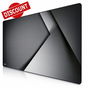 TITANWOLF - XXL Mouse Mat - Mouse Pad 1200 x 600 x 3mm –Speed Gaming Mouse Pad - Extra Large - Table Mat Large Size - improved Precision and Speed – Design Carbo