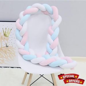 PTKG Braided Pillows Knotted Cot Bumper Cot Bumper Bed Snake Braided Braided Cot Bumpers Crib Bumpers Braided Bed 3 Shares Braided Cot Bumper Baby Crib Bumper Braided