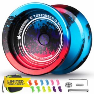 MAGICYOYO Yoyo V12 Finger Spin Yoyo Responsive Yoyo for Kids 8-12 or above