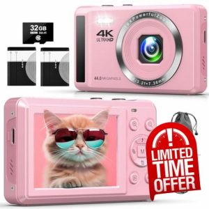Digital Camera 4K Photo Camera with Auto Focus