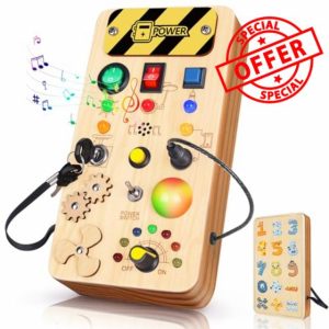 NORBASE Montessori Busy Board for Toddlers