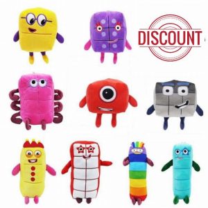 TPNI Number Plush Blocks Toy