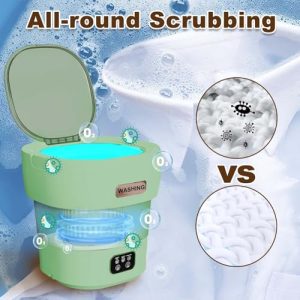 Weighs 2kg 2 in 1 Mini Foldable Washing Machine