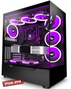 ANSAITE PC CASE E-ATX 4 PWM ARGB Fans Pre-Installed