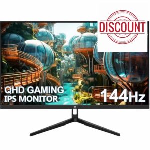 Z-Edge 27 Inch Gaming Monitor 144Hz(DP) 2K QHD 1ms MPRT 2560x1440 IPS Panel 16:9 LED Monitor