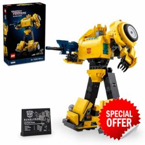 LEGO Icons Transformers Bumblebee Action Figure Building Set