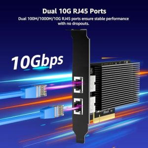 10Gbps Dual RJ45 Ports NIC
