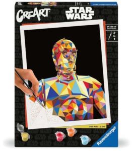 Ravensburger 23894 CreArt-Paint by Numbers 23894-Star Wars-C-3PO-from 12 Years