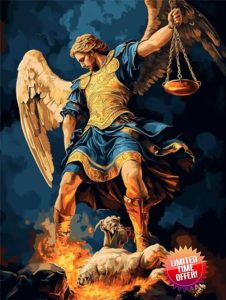 Paint by Numbers Kits for Adults Angel Paint by Numbers Demon Painting by Numbers Kits on Canvas