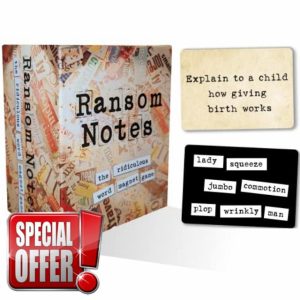 Ransom Notes - The Ridiculous Word Magnet Party Game