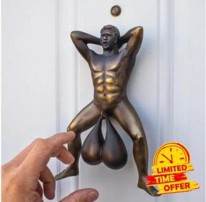 zxcvbnn Funny Doorbell Door Knocker,Gifts For Friends Colleagues And Husbands Pumpkin Ornament (Gold-1