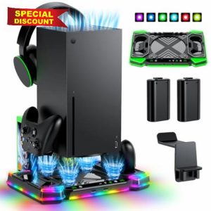Upgraded Charging-Stand Cooling-Fan for Xbox Series X