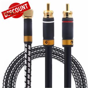 Primeda Audiophile 3.5mm male to 2 RCA male cable 3M