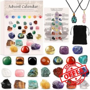 Advent Calendar 2024 Crystals Women 24 Days Chakra Crystals&Healing Stones