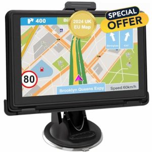 Jimwey 2024 UK Sat Nav for Car