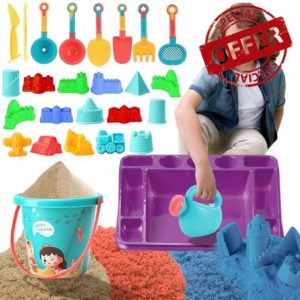 Koolbitz 31PCS Kids Sand Play Set with Tray