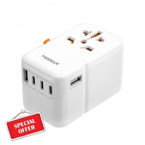 Universal Travel Adapter 85W GaN