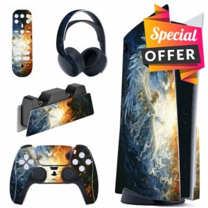 PlayVital Full Set Skin Decal for PS5 Console Disc Edition