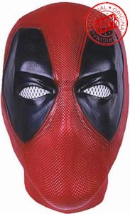 Tiuainta Deadpool Mask Halloween Head Mask Halloween Dress Up Cosplay Party Prop Mask