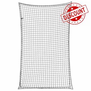 ** vidaXL Trailer Net with Elastic Rope - 4 x 2.5 m Black PP Cargo Net for Trucks