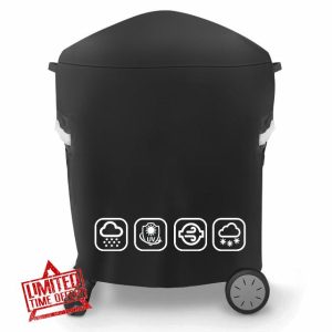 Grill Cover for Weber Q100/Q200 Series on Cart