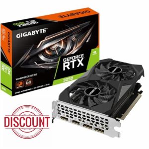 Gigabyte GeForce RTX 3050 Windforce OC (6GB GDDR6/PCI Express 4.0/1470MHz/14000MHz)