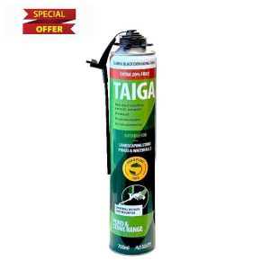 TAIGA Black PU Landscape Pond & Waterfall Foam 700ml - Multi Use