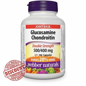 Webber Naturals Glucosamine Chondroitin Double Strength 500/400 mg 144 Caps