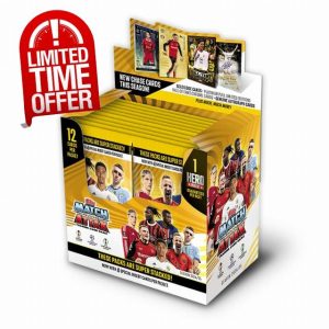 Topps Match Attax 24/25 - Full Box - contains 24 packets (288 cards) plus look out for special Hero Packets (1 guaranteed per box).
