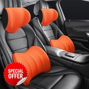 MHOZLHY Car Seat Headrest Neck Pillow Lumbar Support Cushion for Jaguar XF Wargon 2018-2021