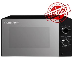 Russell Hobbs 20 Litre 800W Black Solo Manual Microwave