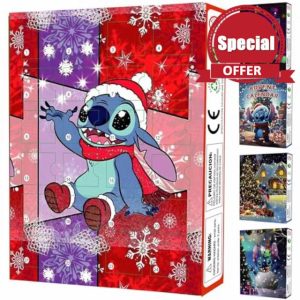 Advent Calendars for Kids Halloween Christmas Countdown Calendar 2024 Cute Cartoon Advent Calendar Minifigures Doll Xmas Vacation Stocking Stuffer Gifts