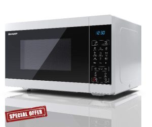 SHARP YC-MG252AU-W 25 Litre 900W Digital Microwave with 1000W Grill