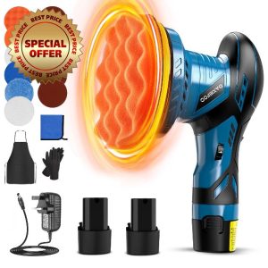 Car Buffer Polisher DAXIEFOO Car Polisher with 2500mAh Battery