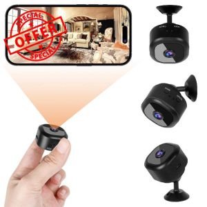 RANBENKY Hidden Camera with Wireless Indoor Small Camera Full HD 1080P Night Vision Motion Detection Security Camera for Smart Home Surveillance Micro Secret Nanny Mini Camera with App Control A9