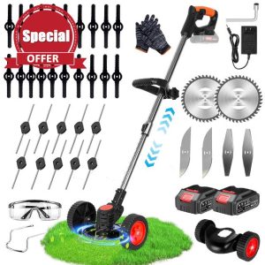 XOHEAIXU Garden Cordless Strimmer Grass Trimmer