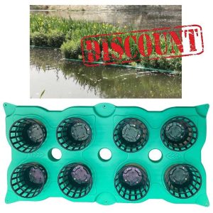 ZIMGOD Floating Island Large Pond Planter Basket